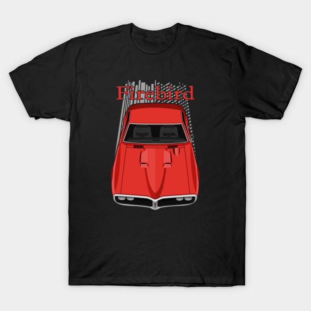 Pontiac Firebird Ram Air 1968 - Red T-Shirt by V8social